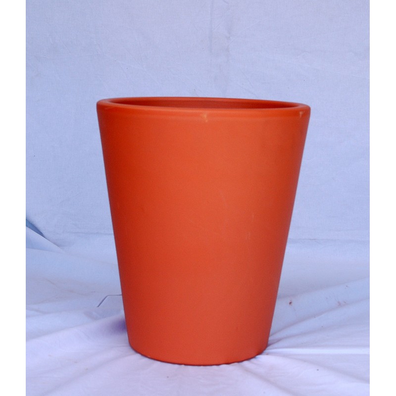 VASO CONO BARRO 35X30